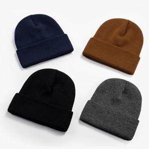 아워트랙 심플 무지 비니모자 남녀공용 패션 니트모자 방한모자 겨울 비니 패션 모자 겨울모자 골지비니