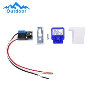 조도센서커버 방수 제어 센서 스위치 자동 온 오프 광전지 가로등 DC 12V 24V AC 220V AS10 3 개