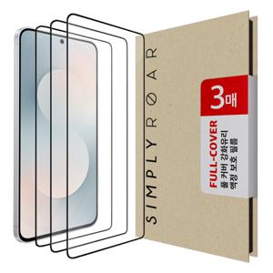 갤럭시/아이폰 풀커버 강화유리 액정보호 필름3매 S26/S25/S24/A17/A36/A56/17/16/15/프로맥스/플러스/프로