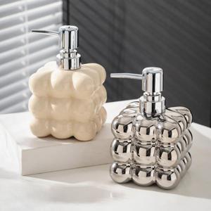 모던한 솜사탕 도자기 디스펜서 핸드워시 구름 샴푸 인테리어 주방 용기 세제 센스있는 용품