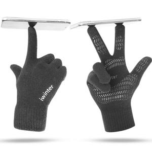 터치 방한 니트 장갑 미끄럼방지 겨울 러닝 산책 등산 운동 스포츠 남성 여성 털 기모 보온 축구 런닝 장갑
