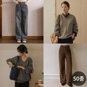 (10%) 9300원~저스트원 여성의류 겨울신상/기모바지/빅사이즈/니트/티셔츠/청바지/슬랙스/치마/융기모