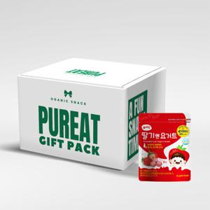 선물세트 퓨어잇 동결건조 요거트큐브 10봉세트 선물용 간식박스