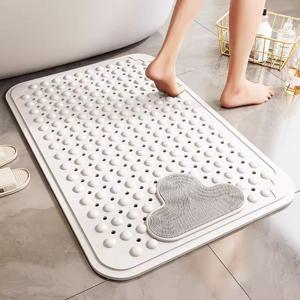 구름 흡착식 미끄럼방지 욕실매트 대형 80x50cm 욕조 논슬립 흡착식 발판