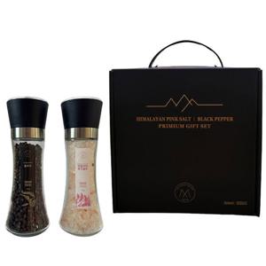 솔트엠 히말라야핑크솔트통후추2종 그라인더선물세트