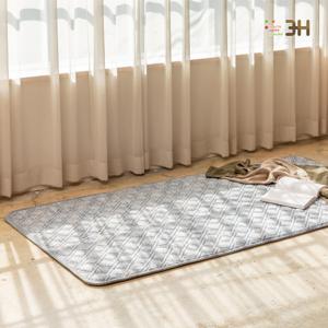 한일온열기 전기매트 극세사 전기방석  탄소매트 최신형 온열방석 1인용  700x1950  그레이(MTS-1002)