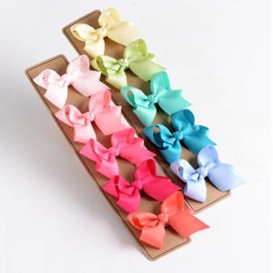 J2K 파스텔 헤어핀 집게 액세서리 리본 유아 어린이집