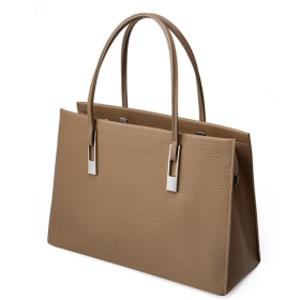 Mimi Market 여성 천연소가죽 직장인 대용량 서류가방 토트백 핸드백