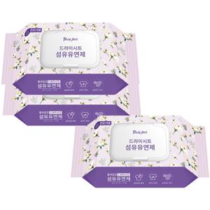 퓨어주르 건조기용 드라이시트 섬유유연제 화이트머스크 30매x3팩