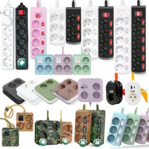 (모음전 특가) 납작 멀티탭 1구 3구 4구 5구 6구 절전/개별/USB/디자인/일반/고용량 콘센트