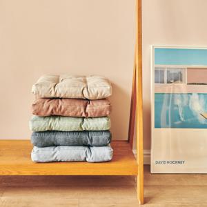 폭신폭신한 쿠션방석 의자 쇼파 사무실 패브릭 사각방석