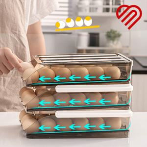 씨엠 적층형 에그트레이 냉장고 계란 정리 보관함 2단 36구