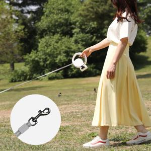 아이리 반려견 LED 자동 리드줄 3m 배변봉투함 탈부착 강아지 애견 중형견 C타입충전 소/중형 반려견 추천