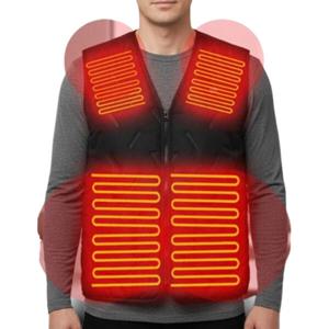 (KC인증) USB 스마트 열선 낚시 등산 골프 온열 경량 발열조끼