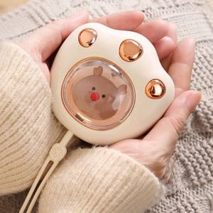 충전식 캐릭터 손난로 미니 전기 핫팩 발열 충전식 보조배터리 보온 KC인증