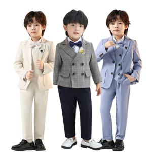 남아 키즈 주니어 정장 상하복 자켓 조끼 긴팔정장 턱시도 보타이