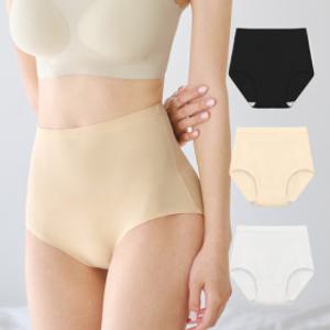 (3장세트) 이너리즘 여성 심리스 하이웨스트팬티 무봉제 노라인 여자팬티 위생팬티