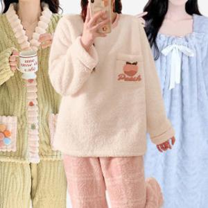 (13%+추가할인+사은품) 판매량 베스트 겨울 수면 잠옷 따뜻 포근한 극세사 누빔 피치기모 홈웨어 모음