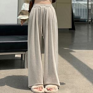 일자 와이드 기모바지 키작녀 방한 겨울바지 밴딩 고무줄바지