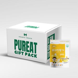 선물세트 퓨어잇 유기농 과일스틱 10봉세트 선물용 간식박스