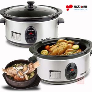 키친아트 라팔 슬로우쿠커 3.2L 약탕기 죽 전기냄비 찜요리 멀티쿠커 찜기 분리형내솥A20