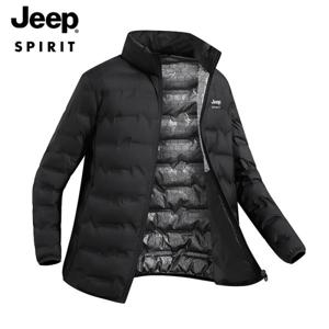 JEEP SPIRIT 남성 경량 다운 패딩 재킷 오리털 도톰 루즈핏 점퍼