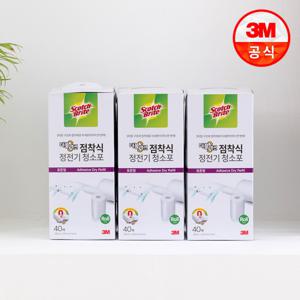 3M 표준형 점착식 청소포 30매 +10매 x 3개