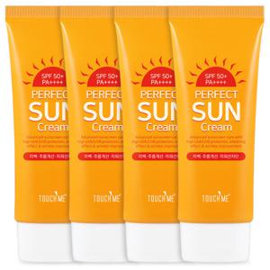 퍼펙트 썬크림 대용량 자외선차단제 톤업 선크림 60ml 4개