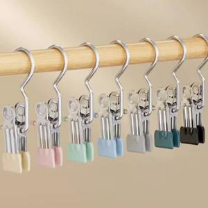 엠케이리빙 스텐 후크 클립 집게 바지 치마 옷걸이 빨래집게 포토리뷰 사은품 증정