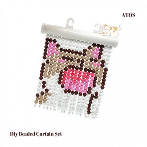 비즈발 비즈 만들기 세트 diy 학교 수업 만들기키트 9개세트 색상랜덤