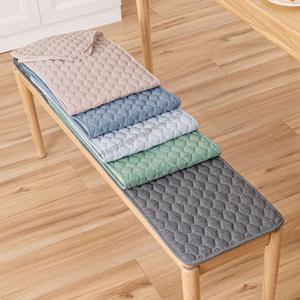벤치 소파 매트 방석 직사각형 쿠션 끈 신발장의자 식탁 커버 긴의자 패드 깔개
