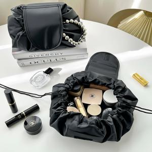 나나스윗 한큐 복조리 여행용 화장품 파우치 대용량 블랙