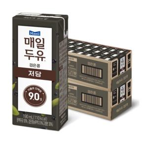 매일두유 고단백 저당 검은콩 190ml x 48팩 식물성 단백질