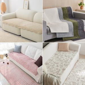 고급 겨울 따듯한 극세사 순면 쇼파패드 쇼파매트 3인 4인 돌쇼파