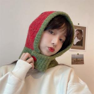 겨울 바라클라바 니트 후드 여성 방한 넥워머 OFS-DMNWM01