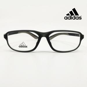 아디다스 경량 튼튼한 탄성 사각 뿔테 안경 다크그레이 남자 여자안경테 af21-01-6055