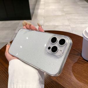 아이폰 케이스 투명 글리터 젤리 반짝이 펄 아이폰16 e 프로 맥스 아이폰 15 14 13 미니 12
