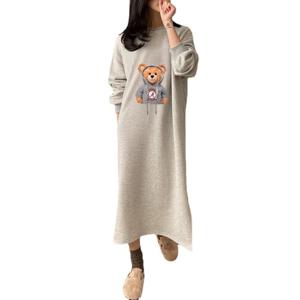 면원피스가을 겨울 라지 맨투맨 원피스가을겨울빅사이즈원피스 여성 원피스 치마 스커트 빅사이즈여성의류