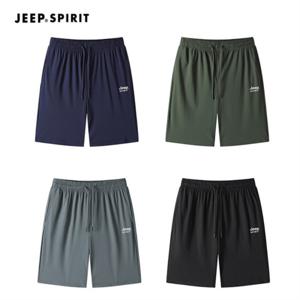 1+1 JEEP SPIRIT 지프 남녀공용 베이직 5부반바지 여름 반바지 패션스트링 스트리트 코디