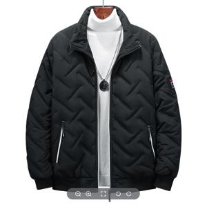 남성 코트 가을 겨울 신상 남성복 면옷 한국판 트렌드 쇼트 칼라 얇고 가벼운 면복 남성