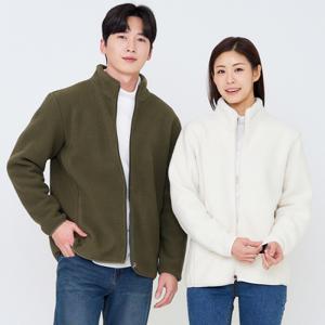 양털 안감 후리스 집업 자켓 후리스 자켓