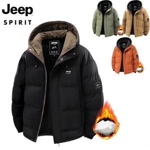 지프 JEEP SPIRIT 2025 고퀄리티 스트링 후드 패딩 도톰 방한 야상 등산 코트