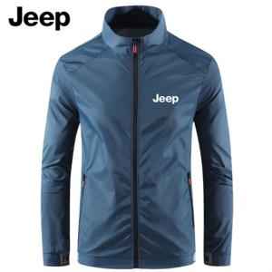 지프 JEEP 남성 아웃도어 래쉬가드 배기 트레이닝 자켓 등산 코트 얇은 낚시복
