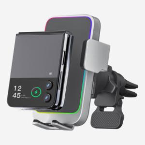 카플 더마운트 차량용 핸드폰 거치대 15W 고속 휴대폰 무선 충전기+증정품 6종