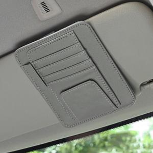 차량용 카드 수납포켓 썬바이저 지갑 OCA-SB155 그레이