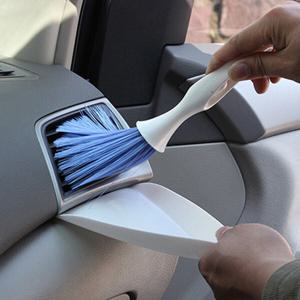 차량용 청소브러쉬+쓰레받이 먼지제거기 가정용 먼지털이 청소솔 OCA-BRS