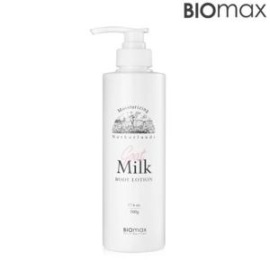 바이오맥스 고보습 산양유 바디로션 500ml 피부 저자극 밀크 라벤더향