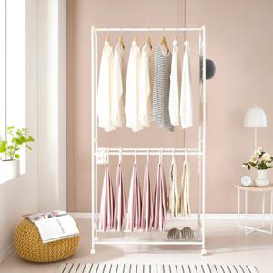 콤비 이동식 스틸 바지걸이 행거 1000 U자형 스탠드 옷걸이 드레스룸 수납선반 미니 옷장