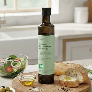 유기농 냉압착 엑스트라버진 올리브오일 500ml 1병 단일품종 올리브유