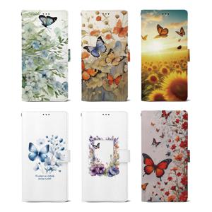 갤럭시 버터플라이 디자인 다이어리 케이스 S25 울트라 플러스 S24 S23 S22 S21 FE 노트20 A56 A36 A35 A16